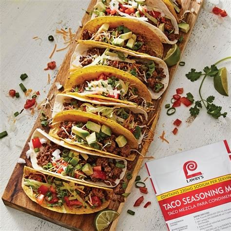 Lawry's Taco Seasoning Mix, 9 Ounce, 6 Per Case