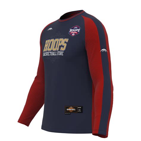 Custom Digital Print Basketball Warm-Up Shirt - 1014