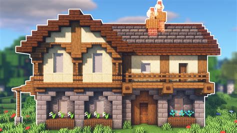 Image result for Minecraft Medieval Farm House Tutorial