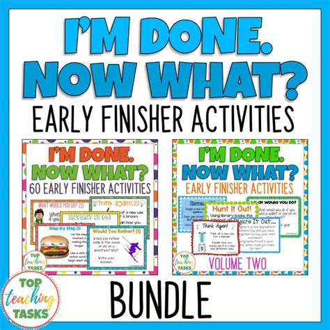Early Finishers Activities Task Cards BUNDLE - Top Teaching Tasks
