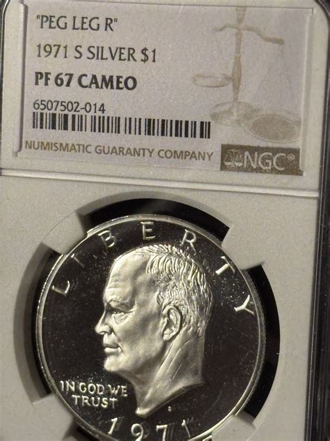 1971 S EISENHOWER SILVER DOLLAR NGC PR 67 CAMEO - For Sale, Buy Now ...