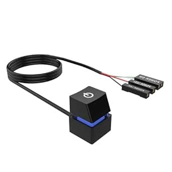 Verilux® Desktop Computer Power Switch - Mechanical Shaft Key Switch ...