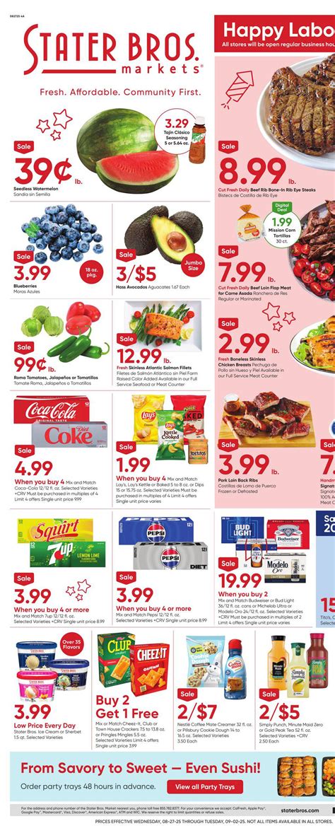 Stater Bros Weekly Ad August 27 - September 2, 2025 | WeeklyAds2
