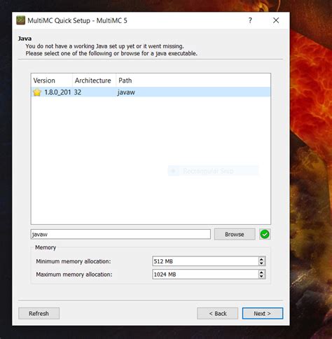 How to Set Up Java Setting On MultiMC 的图像结果