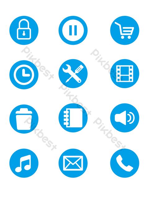 Business Icon Blue PNG 的图像结果