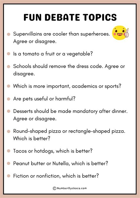 Image result for Fun Debate Topics