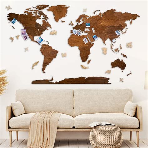 World Map Wall Art 的图像结果