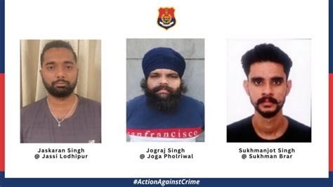 Punjab police nabs 3 shooters of Pakistan based terrorist Rinda while ...