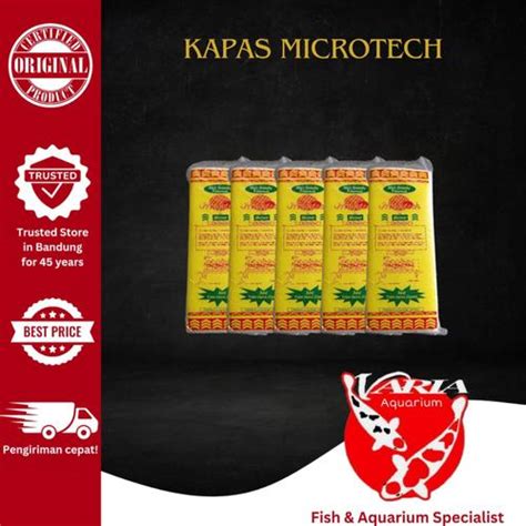 Jual Kapas Microtech Filter Aquarium 30x15 cm Busa Dakron Filter Aquarium - 1ball (40pcs) - Kota ...