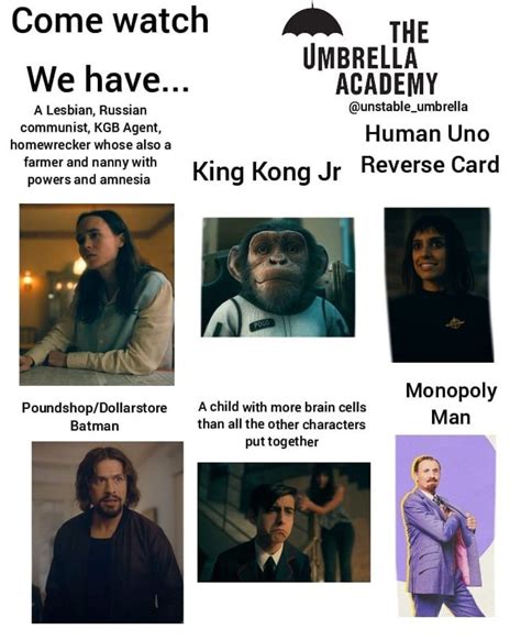 THE UMBRELLA ACADEMY | Funny umbrella, Umbrella, Best umbrella