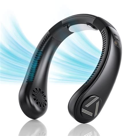 Dytecue Neck Fan Portable Wearable Neck AC Air Conditioner Fan Built-in ...
