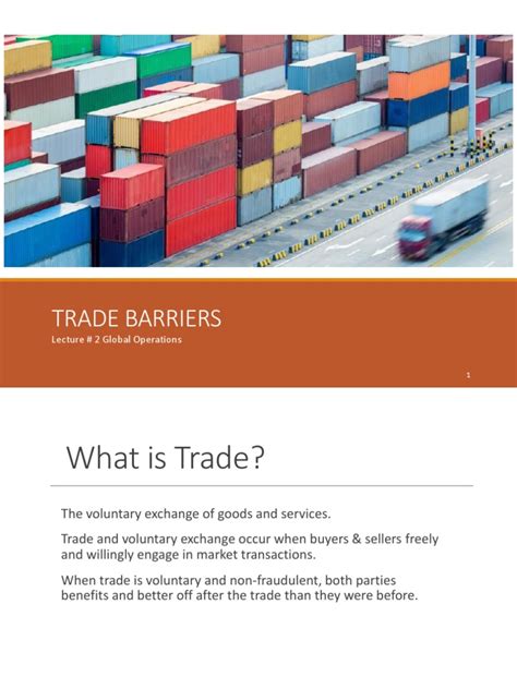 Trade Barriers 的图像结果