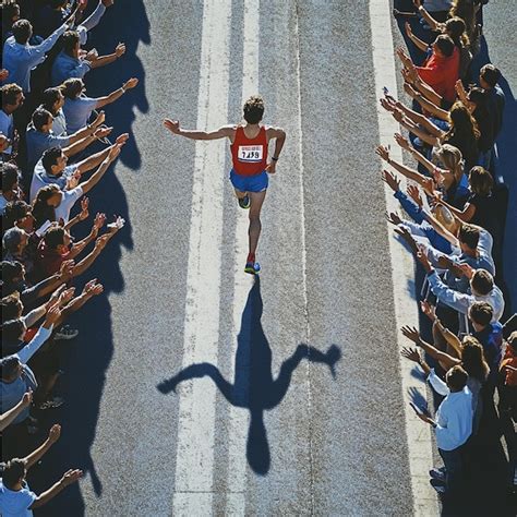 Runner Crossing Finish Line 的图像结果