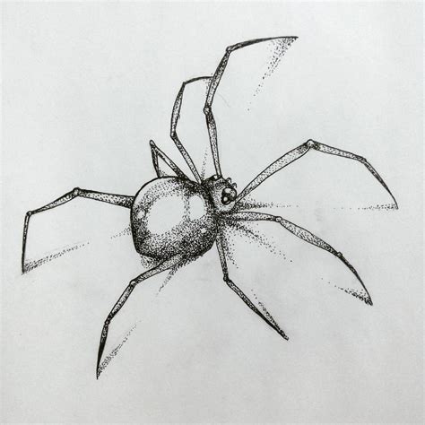 Easy Drawing Of A Spider - Drawing.rjuuc.edu.np