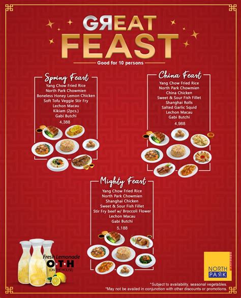 North Park Philippines Menu and Prices [September 2024] - PhilMenu