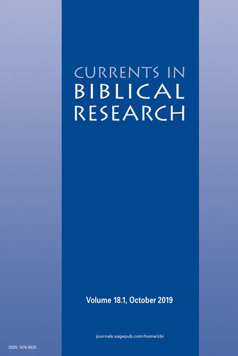 Currents in Biblical Research Magazine - Magazinesubscription.in