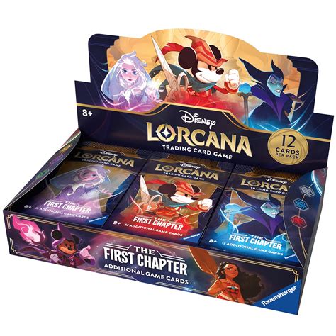 Ravensburger Disney Lorcana TCG: The First Chapter Booster Pack Display ...