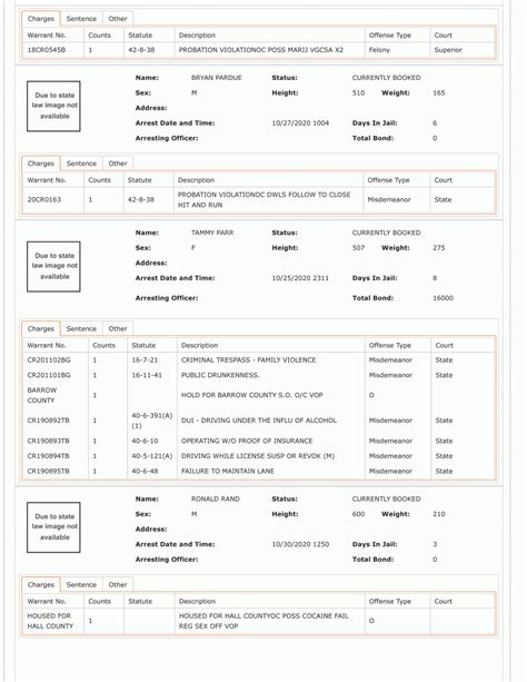Jackson County Sheriff's Office Arrest Report 10/26 - 11/1 - JacksonJackson