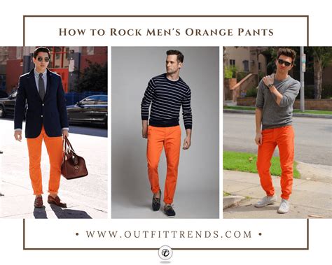 What To Wear With Orange Trousers at Herbert Hamilton blog