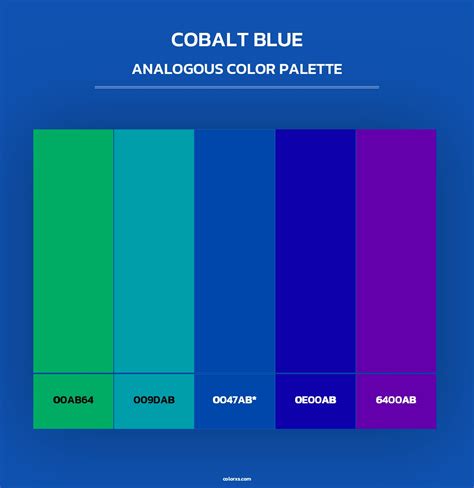Cobalt Blue color palettes - colorxs.com