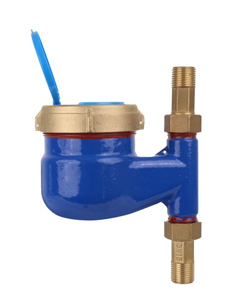 DN20 20 3/4 Inch Brass Cast Iron Mechanical Water Meter Dry Type Multi ...