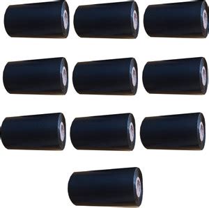 Royaltec Royaltec 105MMX300Mtr Barcode Ribbon Set of 10 Non-adhesive ...