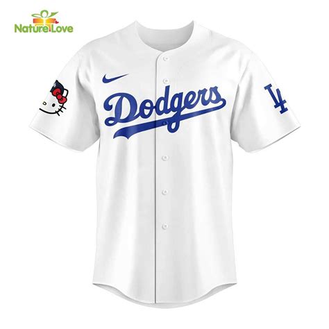Los Angeles Dodgers Hello Kitty 2025 Baseball Jersey - Unique Gifts For ...