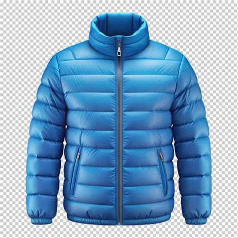 Puffer jacket on transperent back ground | Premium AI-generated PSD