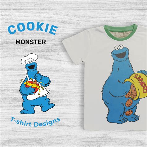 Cookie Monster T-shirt Designs bundle – MasterBundles