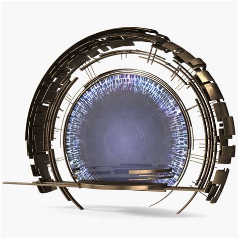 Circle Portal Gate 3D Model $39 - .3ds .blend .c4d .fbx .max .ma .lxo ...