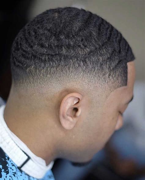 Taper Fade Haircut For Black Men Waves