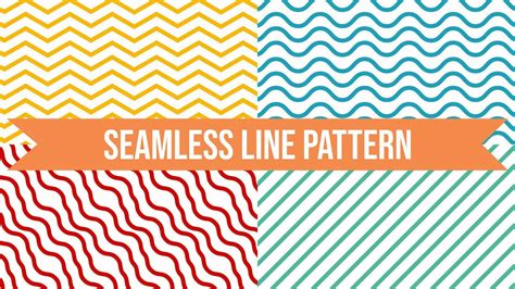 Seamless Line Pattern Vector 的图像结果