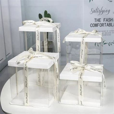 The Perfect Transparent Cake Boxes for Display and Packing – Bakeware India