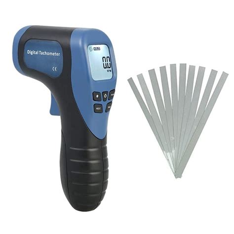 Handheld Digital Laser Tachometer Non-Contact RPM Meter Motor Speed ...