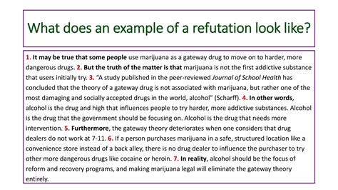 Counterargument and Refutation Paragraphs | PPTX
