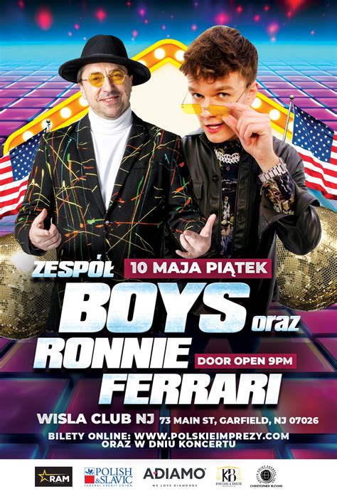 Boys & Ronnie Ferrari - Garfield, NJ - koncert - Polskie Imprezy w USA ...