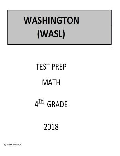 Buy 4th Grade Washington WASL Test Prep: 4th Grade Washington ...