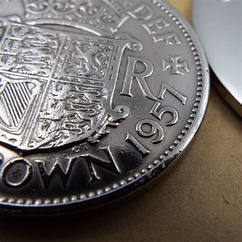 1957 GRAN Half Crown British Coin Keyring 64th Birthday Gift | Etsy