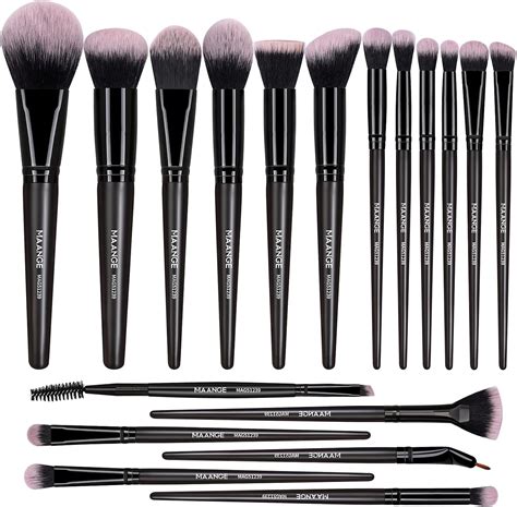 Brochas de Maquillaje Kit 18 Piezas Profesional Sintéticos de Alta Calidad Set de Brochas para ...