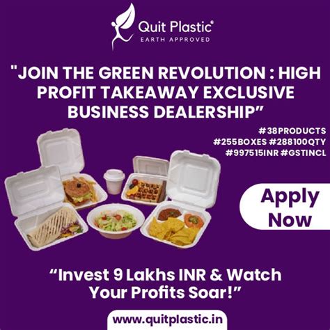 Eco-Friendly Takeaway Food Packaging Disposables Business Dealership ...