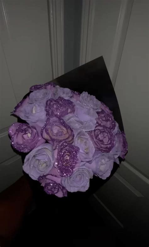 Pin by Kierralove on Quick Saves | Purple flower bouquet, Roses bouquet ...
