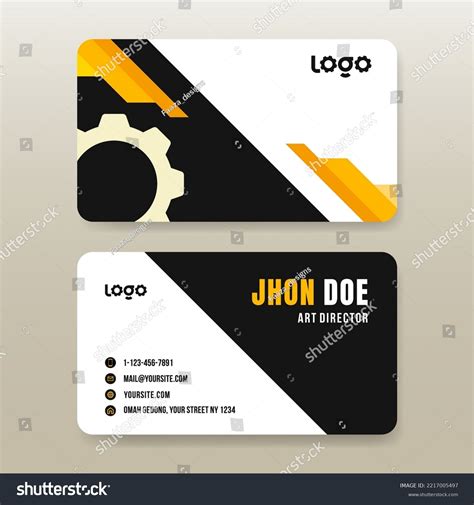 Mechanic Business Card Design 的图像结果