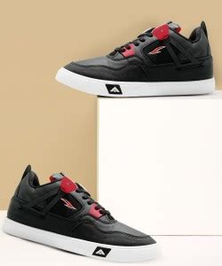 asian Skypee-32 Black Highneck Canvas,Loafers,Walking,Stylish Sneakers ...