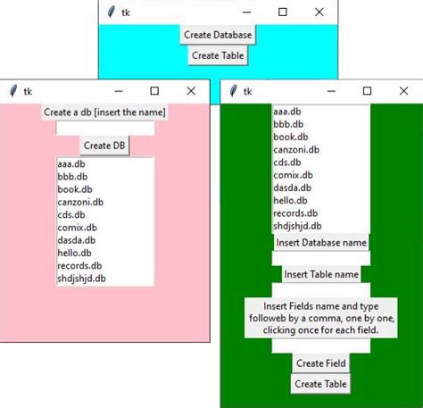 Image result for Python Tkinter Sqlite3 Projects