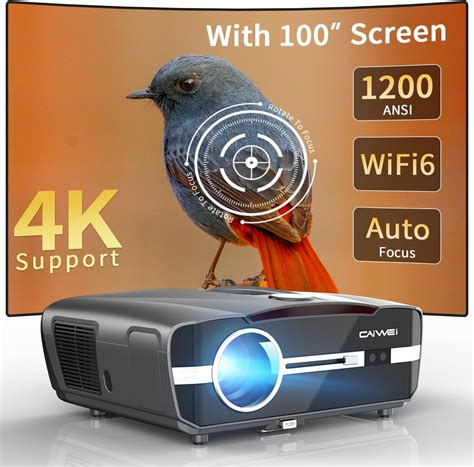 Amazon.com: Movie Gaming Projector 4K Ultra HD Daylight Home Theater Smart 4K Auto Focus ...