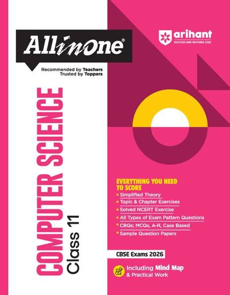 Arihant All in One Computer Science Class 11 for CBSE Exams 2025-26 ...