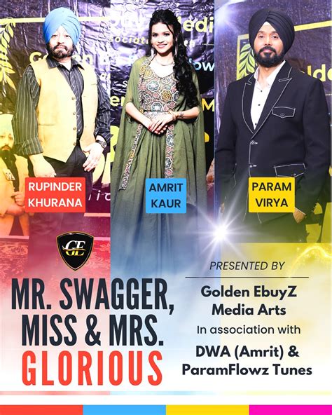 Mr. Swagger, Miss & Mrs. Glorious, Mega Fashion Pageant organized in ...
