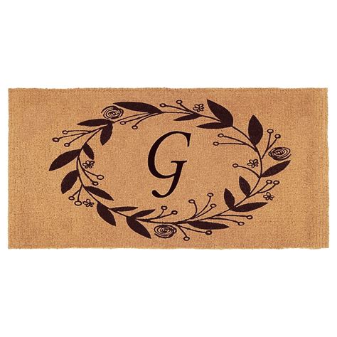 Callowaymills 3-ft x 6-ft Natural/Black Coir Rectangular Indoor or ...