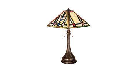 Meyda Tiffany 31249 Stained Glass / Tiffany Table Lamp from the Prairie ...