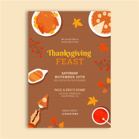 Thanksgiving menu Images - Free Download on Freepik